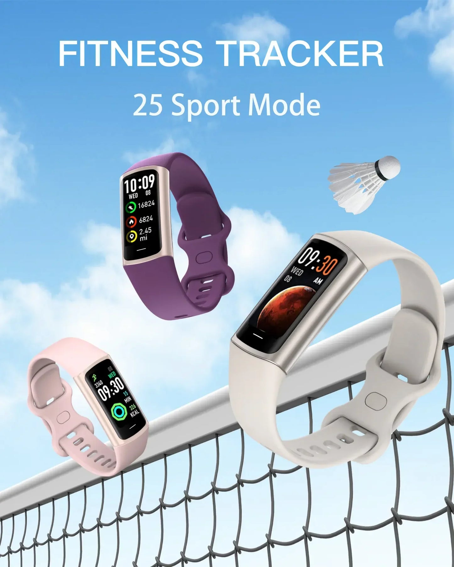 Smart Band 8 Pro Fitness Bracelet Wristbands Woman Pedometers For Walking Women'S Watches For Huawei Xiaomi Phone