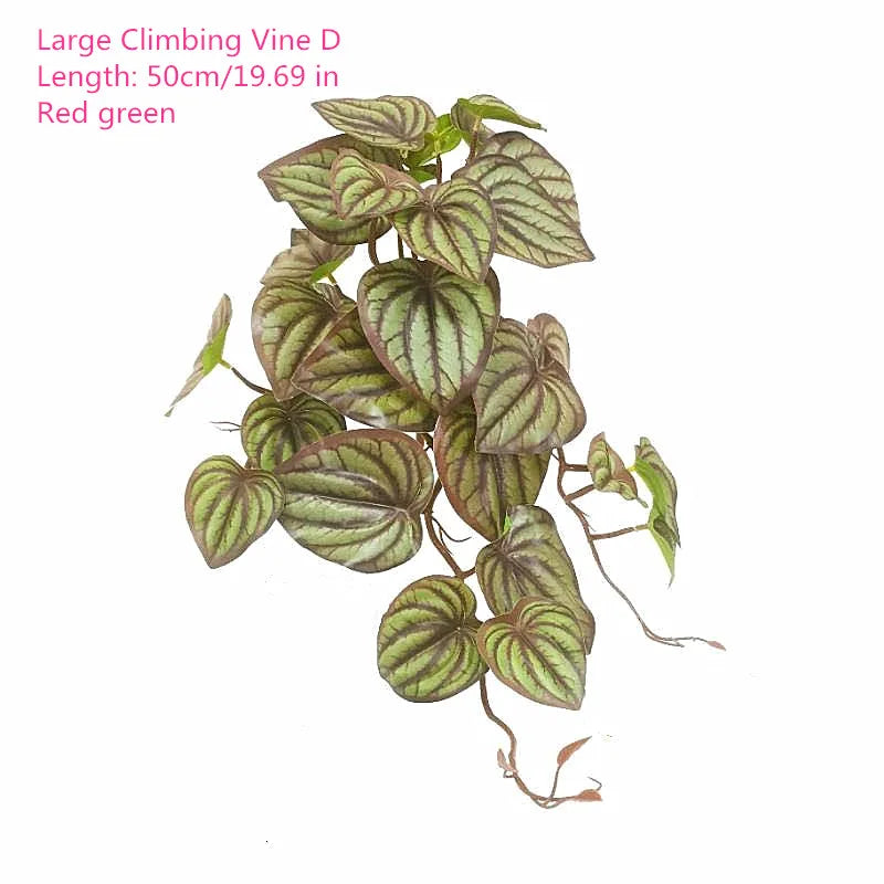 50-100CM Artificial Vine Green Tropical Fake Plants Rattan Autumn Hanging Winding Rattan Garden Balcony Home Decor Accessories