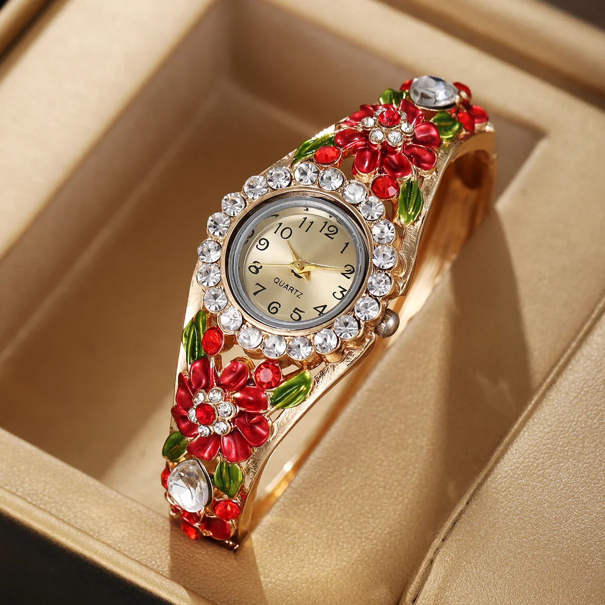 Exquisite women's bracelet watch set, 5 pieces/set women's watch combination, the best gift for her