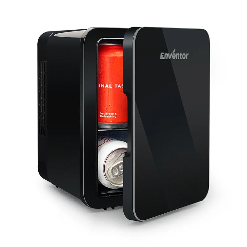 Enventor 4L Mini Refridgerator Portable Car Skincare Fridge Multi-functional Thermoelectric Cooler and Warmer For Summer Camping