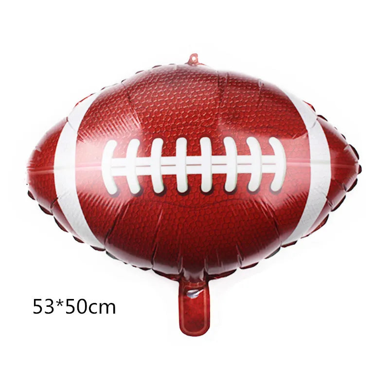 Rugby Themed American Football Disposable Tableware Supplies Sports Birthday Party Male Single Party Baby Shower Ceremony Decor