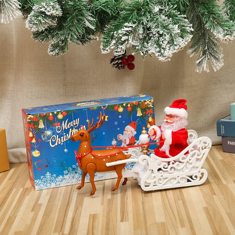 Musical Climbing Santa Claus Christmas Electric Santa Claus Climbing Rope Electric Climbing Ladder Music Santa Claus