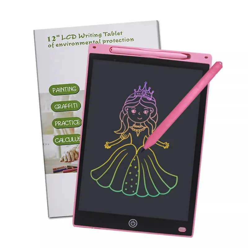 Digital LCD Writing Tablet Board 8/12 Inch Drawing Tablet Screen Kids Graphic Tablet Toys for Children