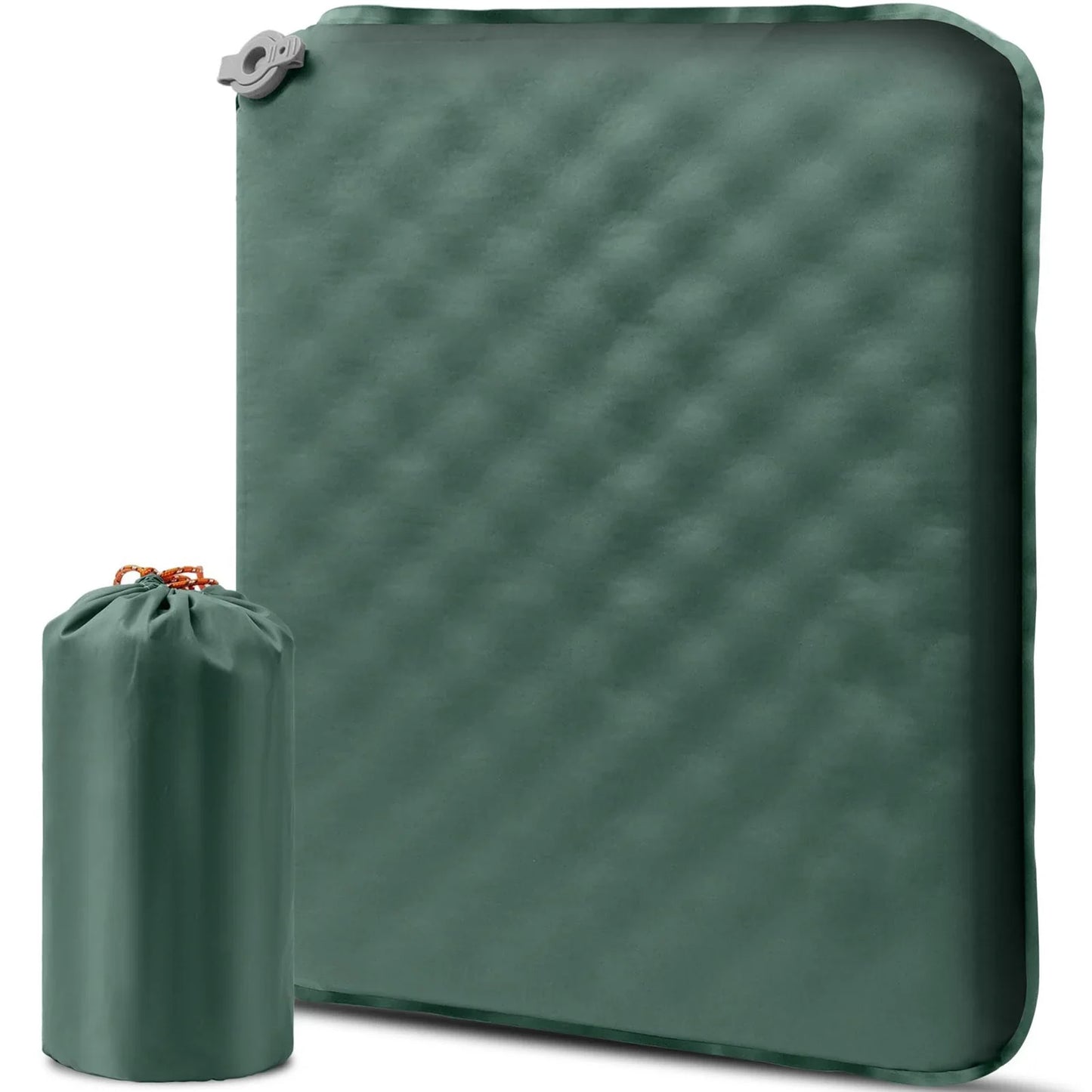 Portable Self Inflating Seat Cushion 5 Seconds Auto Inflate Camping Pad with Memory Foam Lightweight Travel Pillow for Outdoor