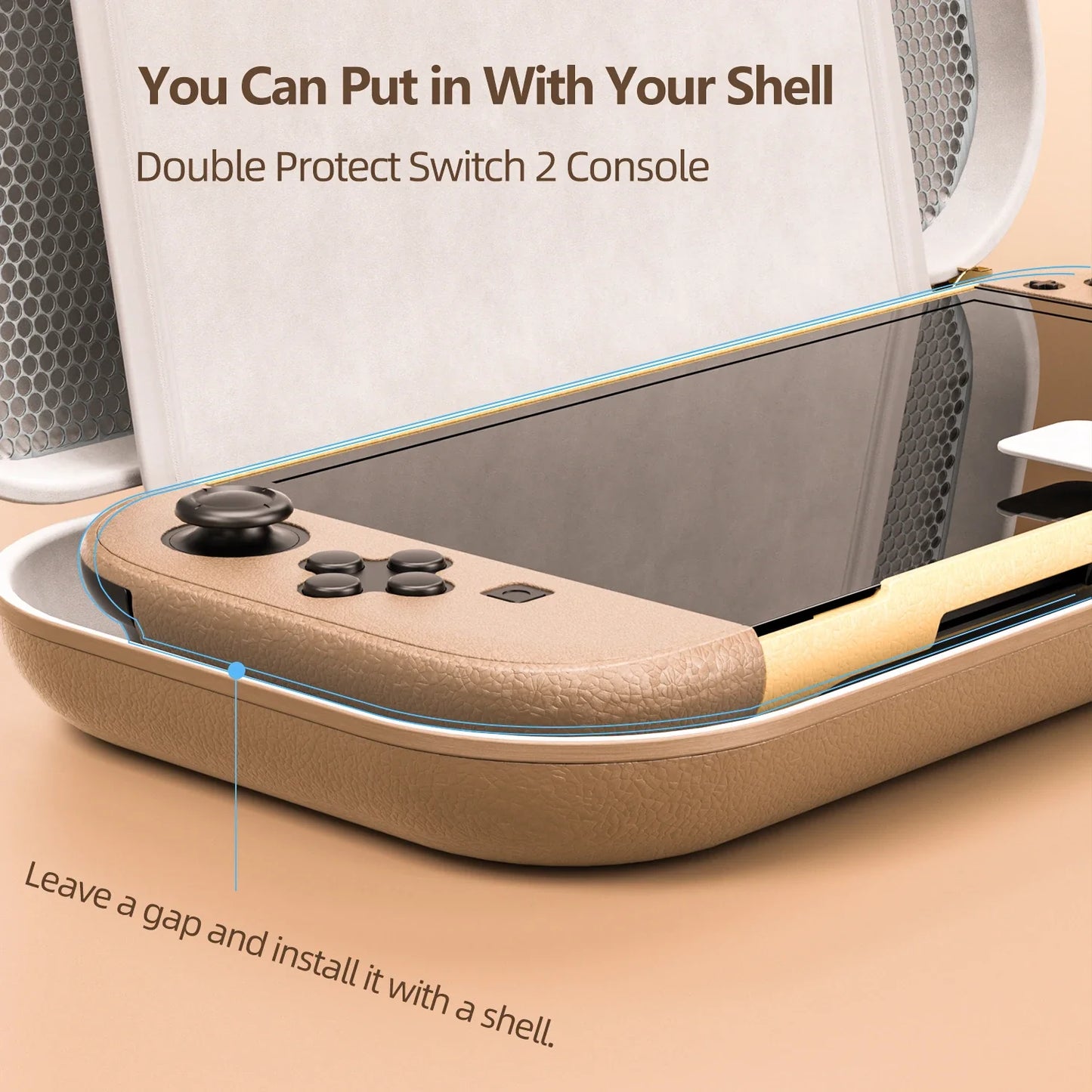 PU EVA Carrying Case Portable Storage Bag For Switch 2 NS2 Game Console Cartridge Pouch Box Travel Bag Shell for Switch 2 2025