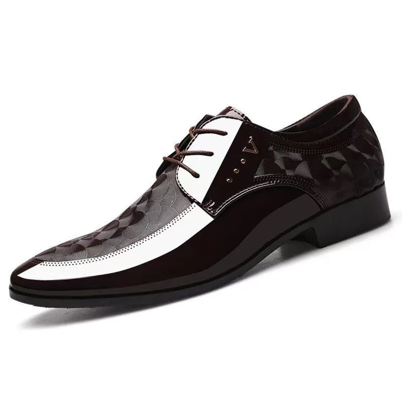 Men High-end Leather Shoes Business, Casual Leather Shoes Plus Size 39-47.