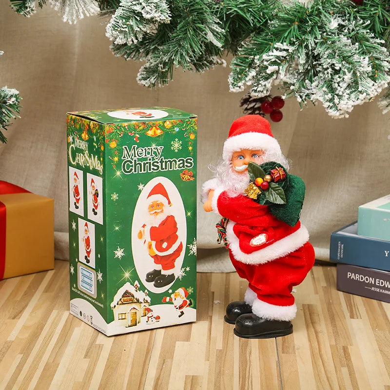 Musical Climbing Santa Claus Christmas Electric Santa Claus Climbing Rope Electric Climbing Ladder Music Santa Claus