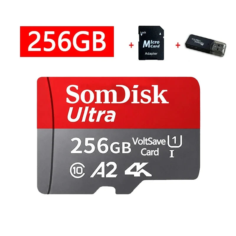 128GB Micro TF/ SD Card Class 10 High Speed Memory Cards Stable Performance SD Memory Card for Phones/Digital Camera/MP3 Player