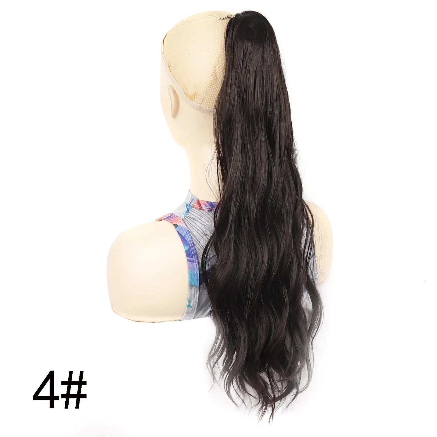 Ponytail Extension Claw Clip Hair Extensions Short Claw Ponytail Wavy Curly Clip In Ponytails Hairpiece for Women Christmas