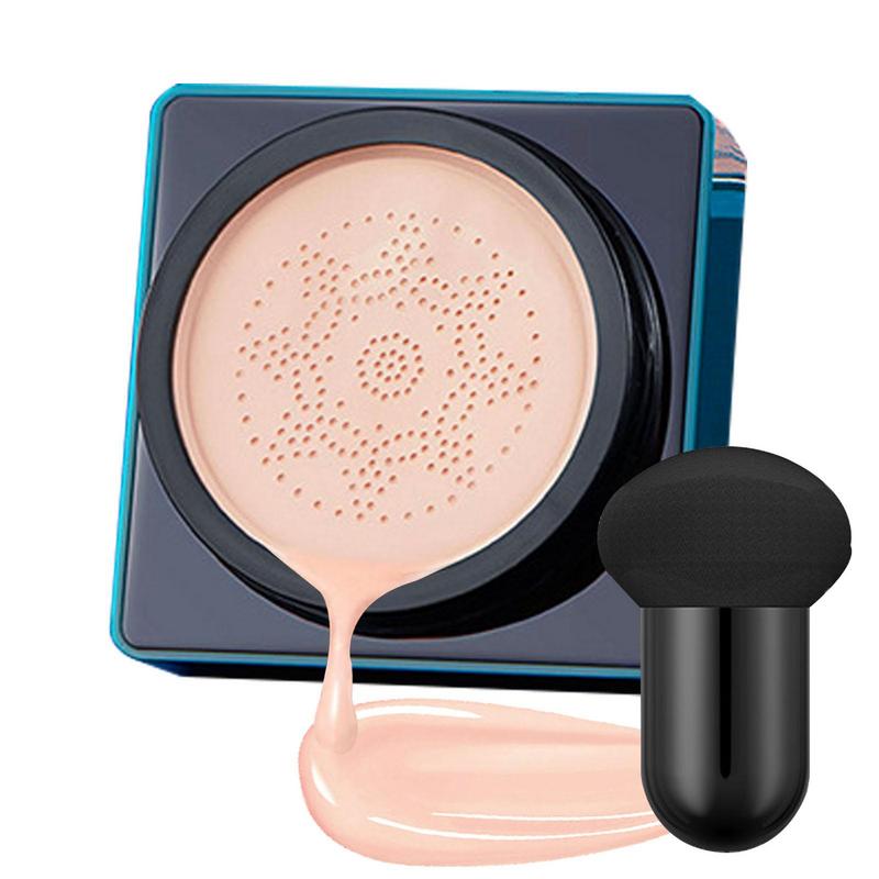 Mushroom CC Cream Air Cushion BB Cream Moisturizing Air Cushion BB Cream Foundation Lasting For Women（Natural）