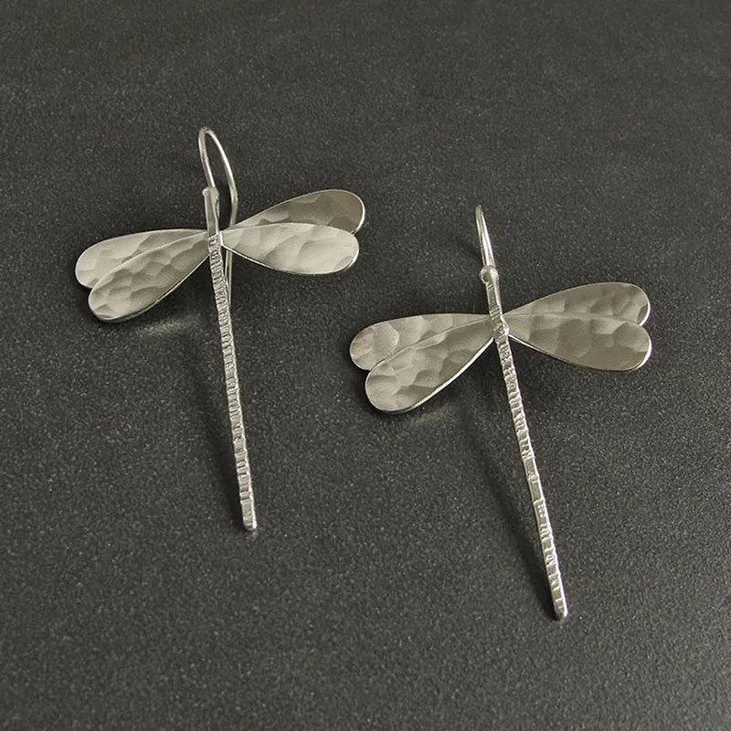 Vintage Insect Dragonfly Moonstone Necklace for Women Girl Charm Leather Rope Choker Necklaces Hiphop Accessories