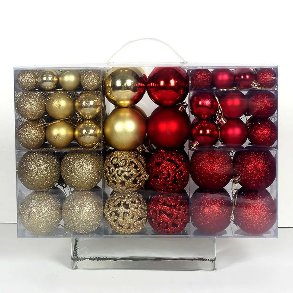 100pcs Christmas Decor Tree Xmas Balls Party Wedding Ornament Party Supplies Xmas Ornament Ball Xmas