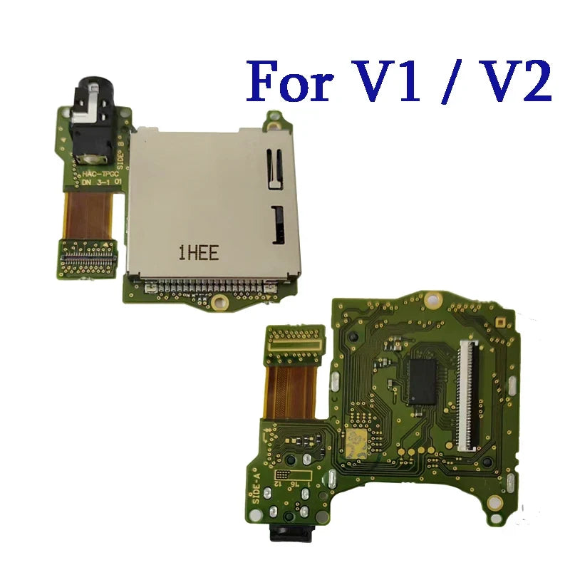 2026 Game Cartridge Socket Reader Gamepad Game Host Card Slot Board Earphone Headset Portifor Nintend Switch V1 V2 Console