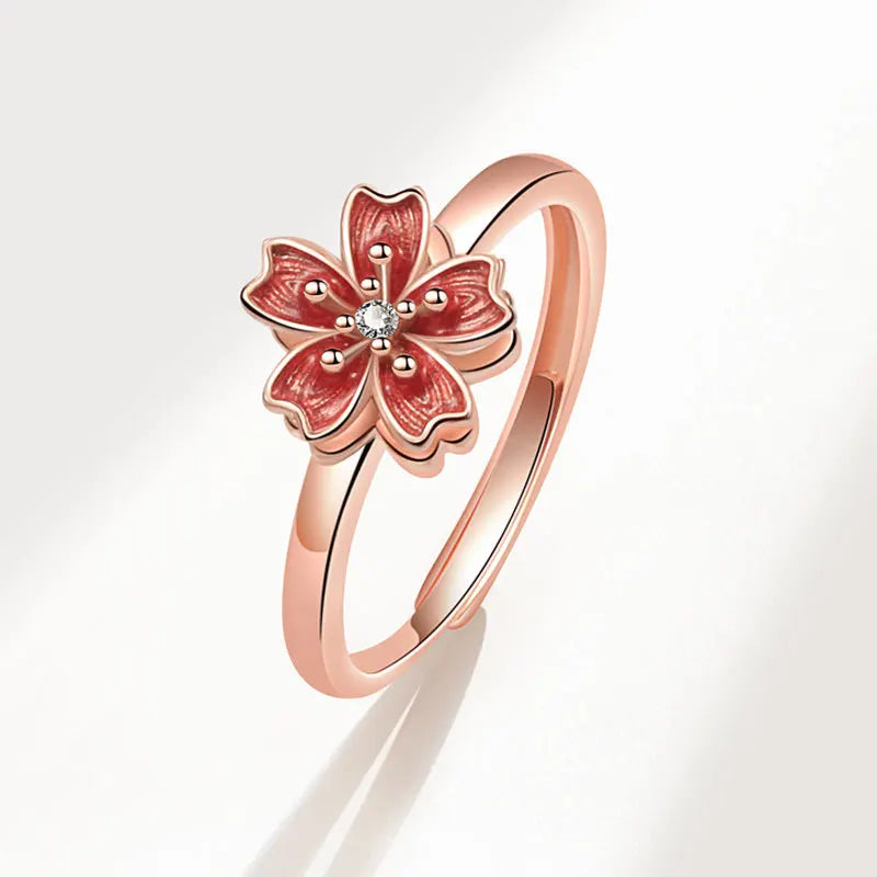 Animal Butterfly Flower Anxiety Spinner Rings Rotate Spinning Anti Worry Stress Relief Fidget Knuckle Rings Anillos De Ansiedad