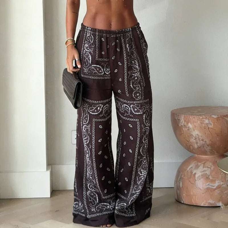 Women's Bandana Print Shorts Top Set Sleeveless Backless Halter Crop Tops Matching Mini Shorts Summer Beach Vacation Lady Outfit