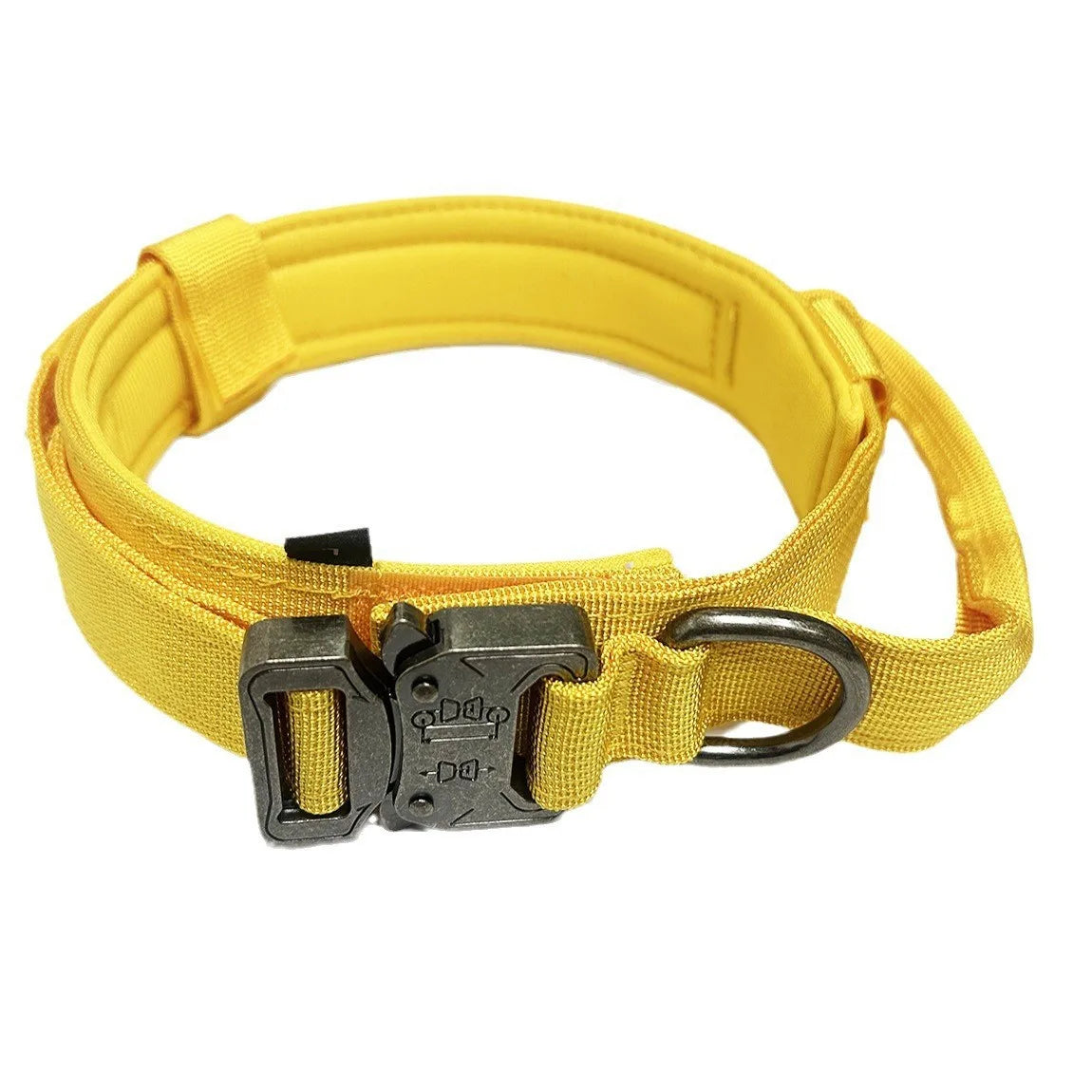 Tactical Dog Collar Adjustable Nylon Dog Supplies With Heavy Duty Metal Buckle Durable Training Collar For Medium And Large Dogs