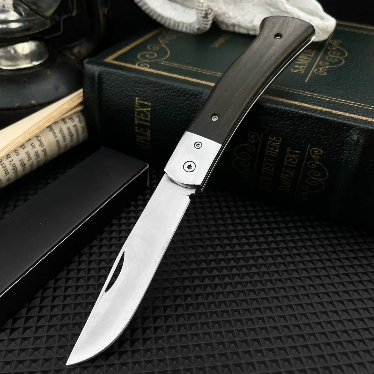 Folding Knife Outdoor Field Hiking Travel Camping Tent Barbecue Fishing Picnic Multi-functional Convenient Tool
