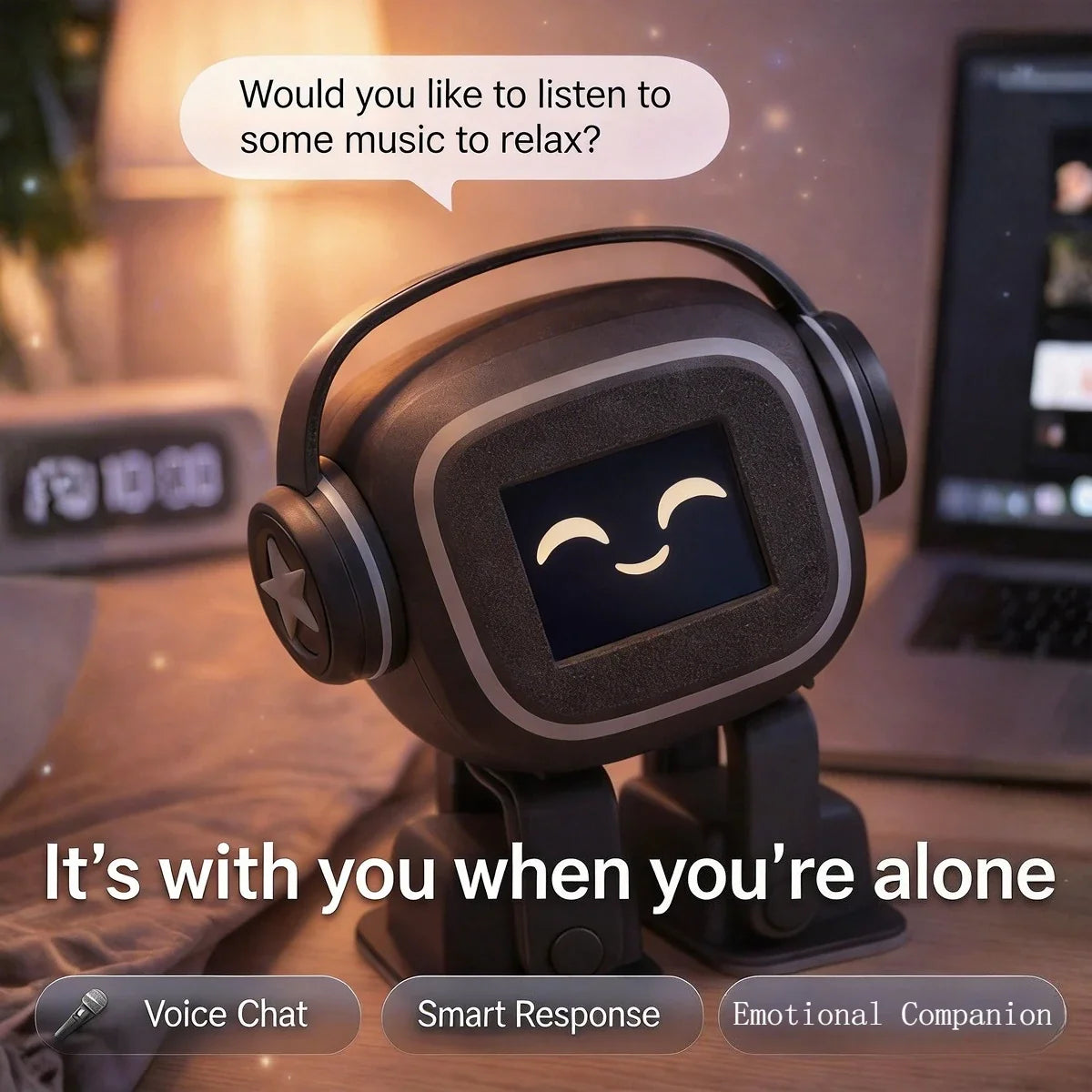 AI Robot | Smart Chatbot Toy,Emotional Interaction,Singing and Dancing, Voice Control, Companion, Holiday Gifts