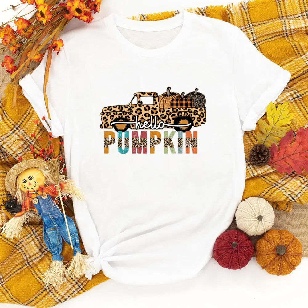 Tis The Season Shirt Retro Halloween Shirts Fall Season Pumpkin Ghost T Shirt Halloween Party Outfit Trick or Treat Clothes