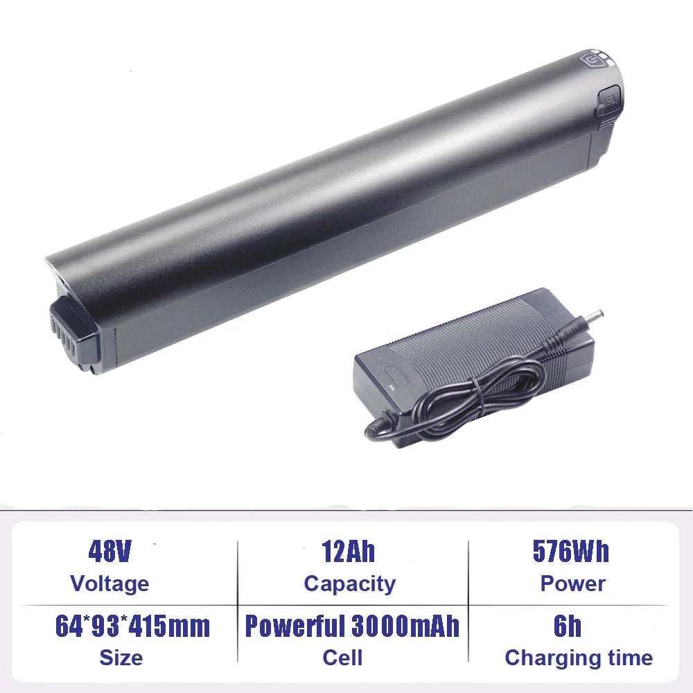 Removable Ebike Battery 48V 10.4Ah 14Ah Li-ion Battery 36V 13Ah for Vefreedom Cybervelo EK2 Pro URLIFE E26 Electric Bike