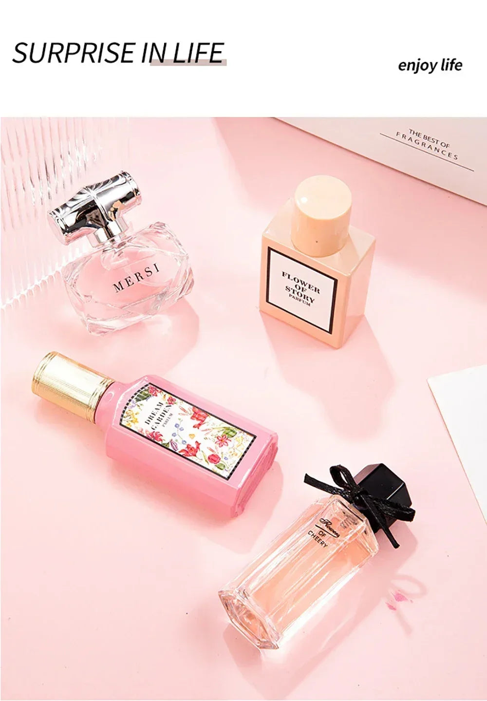 Floral Scent Gift Box 110ml Four Piece Set Women Духи Fragrance Perfume Balminess Pheromone Eau De Parfum Floral Scent Toilette