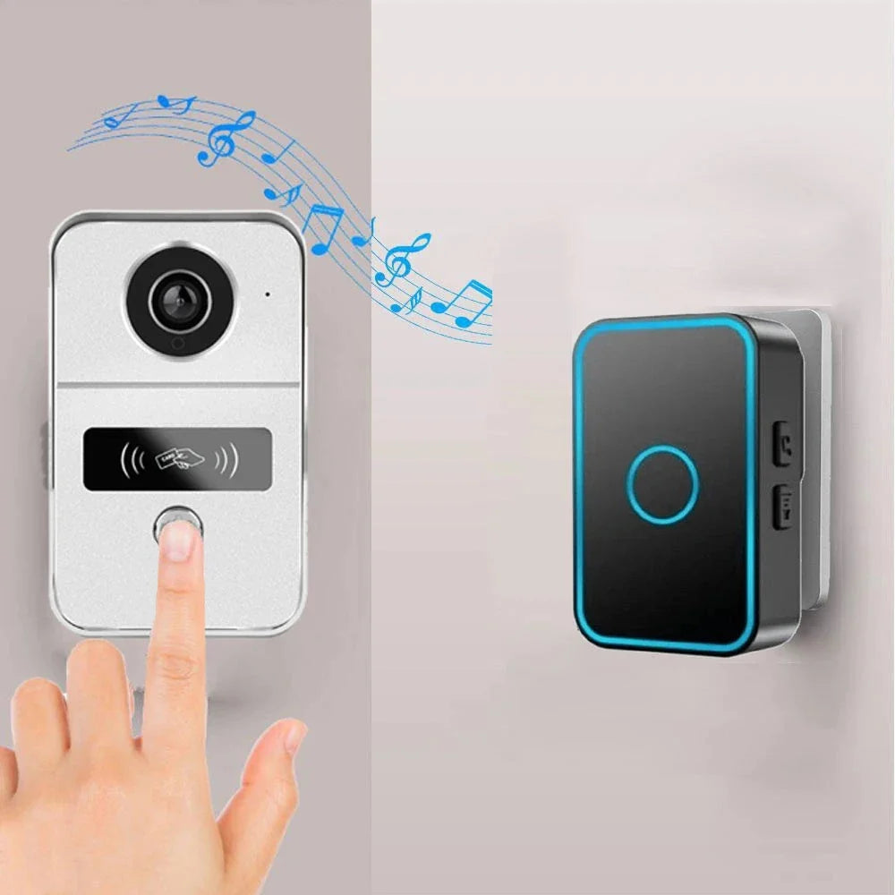 Tuya APP 2MP 1080P POE Wied WIFI IP  Doorbell  POE  Video Door Phone Intercom Visual Door Viewer Camera