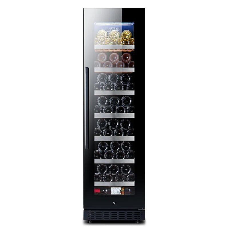 High quality 600mm Outdoor Under Counter Dual Zone Double Wall Electronic I Mini Fridge Wine Cooler