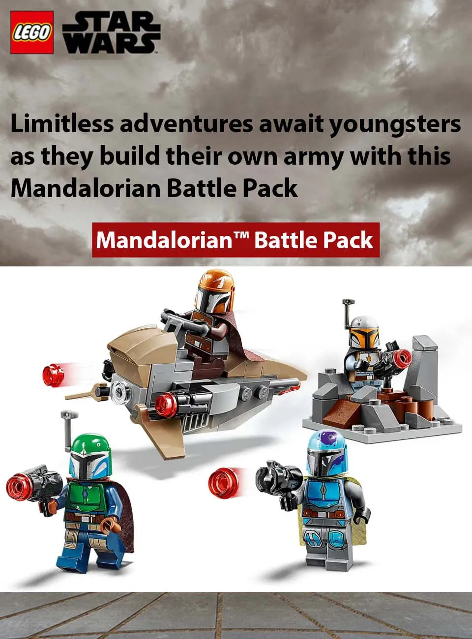 LEGO 75267 Star Wars Mandalorian Battle Pack Mandalorian Shock Troopers,Great Gift Idea for Any Fan of Star Wars 102 PCS