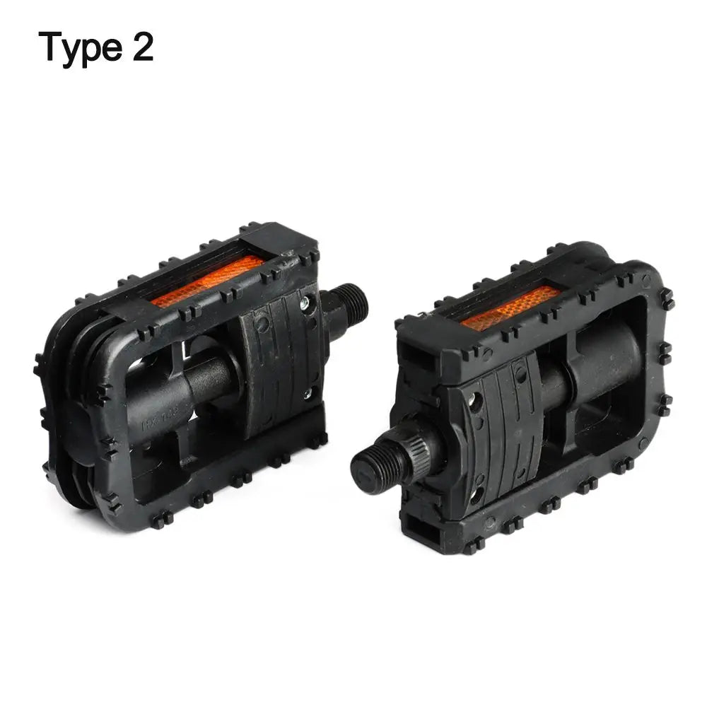 1 Pair E-bike Folding Pedals Anti-slip Refitting Platform Pedal Scooter Parts Electric Bicycle Accessories Cycling Supplies