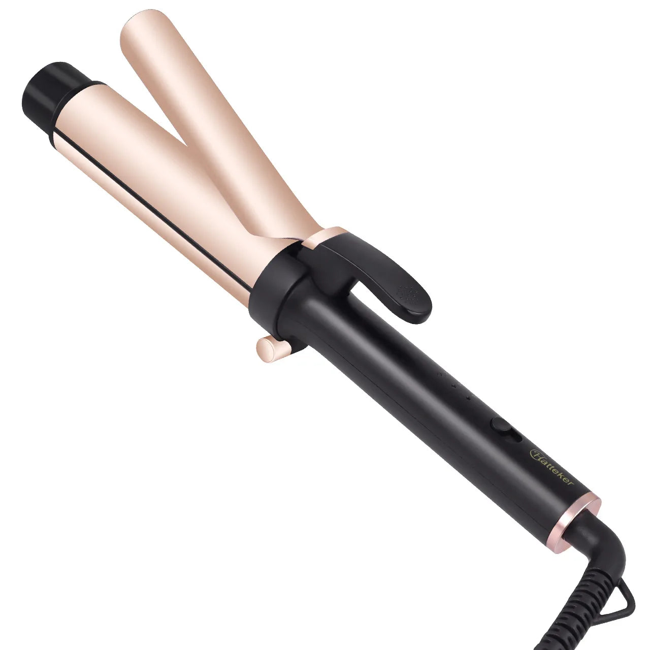 Hatteker 36mm Large Curling Iron Wave Hair Setter for Bangs And Home Use Egg Roll Hair Styler Compact Size for Easy Handling
