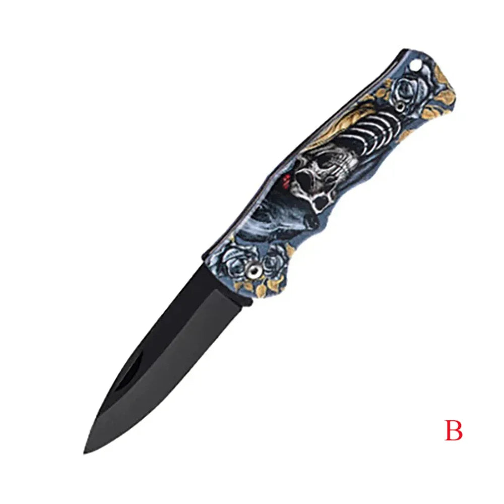 1PC,Heavy Duty Box Cutter Folding Knife Stainless Steel Fruit Peeling Knife Camping Portable Knife Tactical Tools Utility Knife
