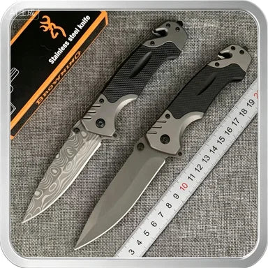 Folding Knife Outdoor Stainless Steel Pocket Knife Carry Folding Knife Fruit Knife Camping Portable High Hardness Sharpness