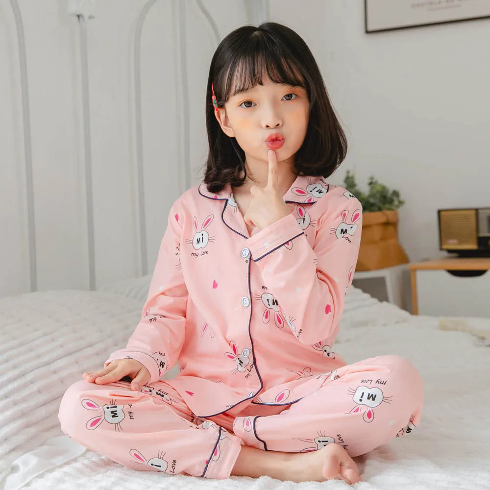 2 3 5 7 9 11 14 Years Pajamas Sets Boys Pajamas Girls Clothes Baby Kids  Clothing