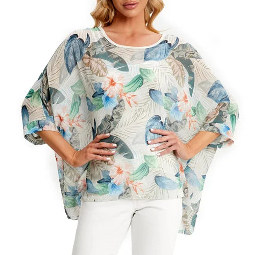 BHflutter 4XL 5XL 6XL Plus Size Women Blouse 2022 Sexy Off Shoulder Leopard Print Summer Tops Tees Casual Chiffon Blouses Shirts
