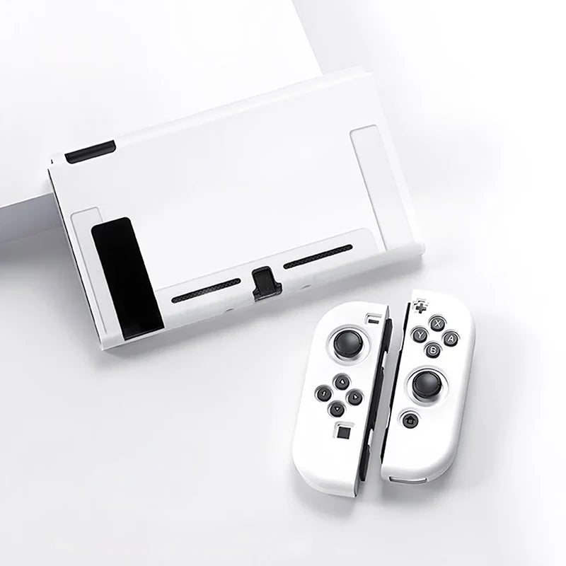 NEW Protective Case Compatible With  Switch OLED Console And Joy-Cons, Switch Can Be Inserted In Dock With Shell