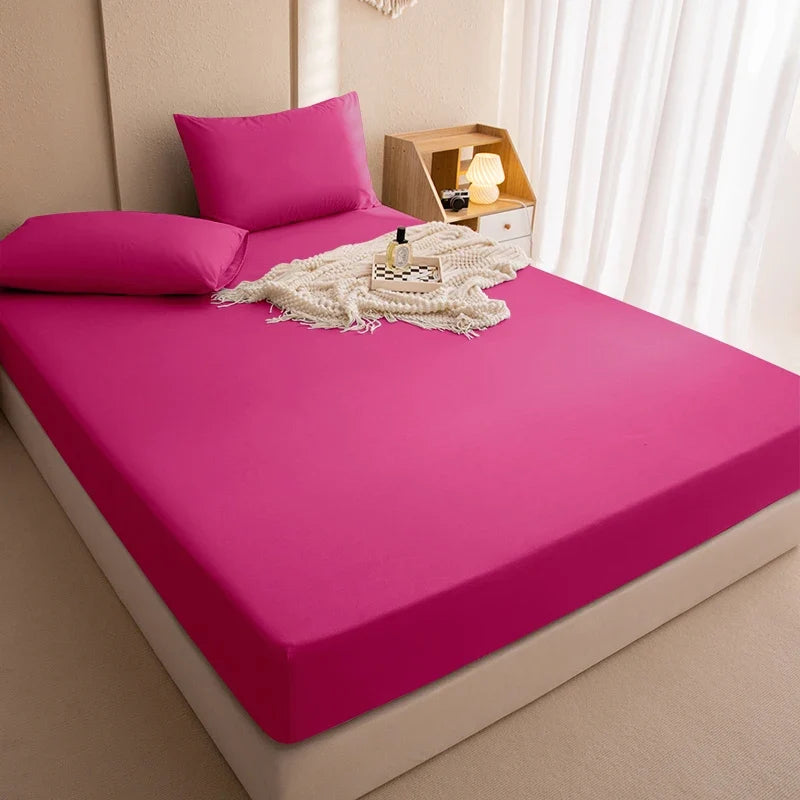 100% Waterproof Mattress Covers Protector Adjustable Bed Fitted Sheets With Elastic Band Single Double King Size 140/160/180x200
