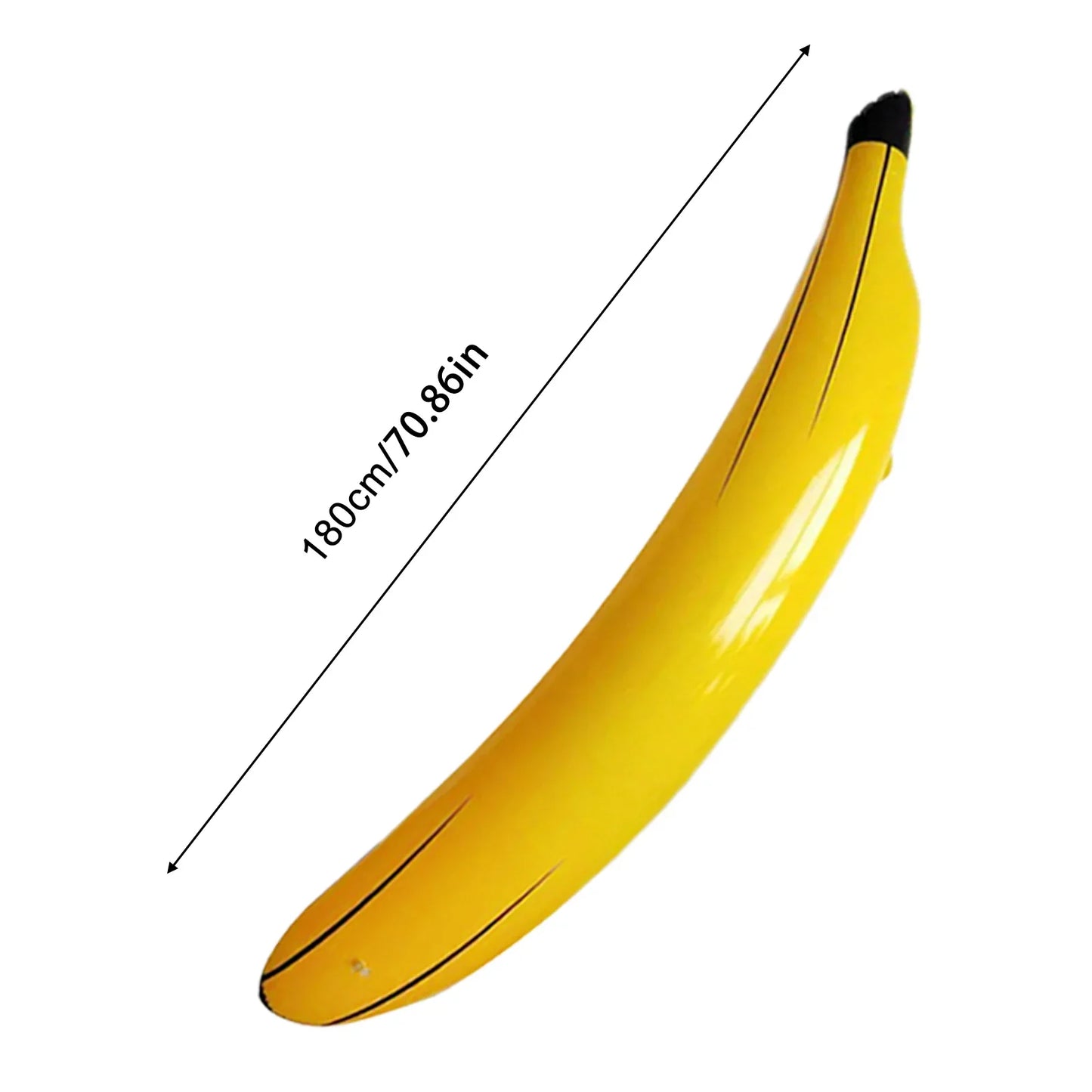 New Inflatable Big Banana PVC Blow Up Pool Water Toy Cute Beach Party Decor Kids Toy Kids Fruit Toy Inflated With Mouth Summer