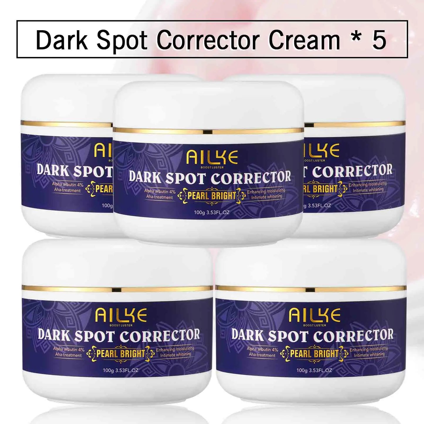 AILKE Glutathione 5-in-1 Women Skin Care Kit, With Body Lotion,  Serum, Stains Removal Cream, Body Cream, Brightening Soap