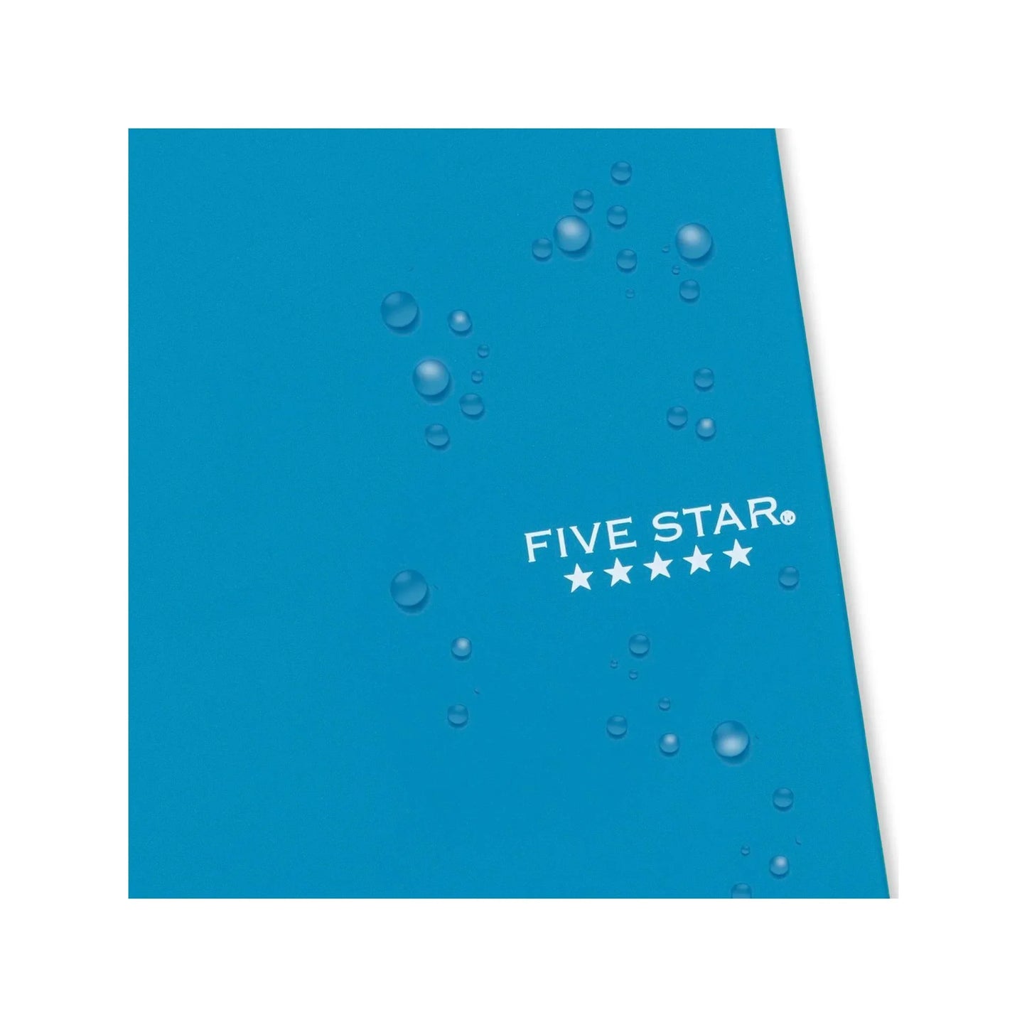 1pcs College Ruled Spiral Notebook With Pocket, Wire Bound, Acid-Free Paper, Perforated Sheets, Water-Resistant Cover, Ink Bleed