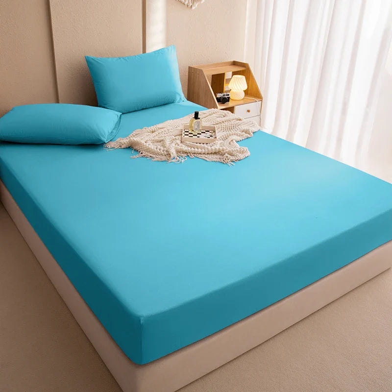 100% Waterproof Mattress Covers Protector Adjustable Bed Fitted Sheets With Elastic Band Single Double King Size 140/160/180x200