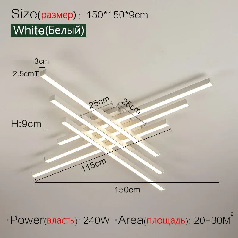 Ceiling light simple modern bedroom  atmosphere duplex villa hall Nordic lamps minimalist living room lamp room ceiling lights