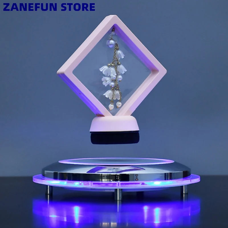 Levitating Display Stand Maglev Rotating Levitator Holder Magnetic Levitation for Collectibles and Model Cars Floating Display