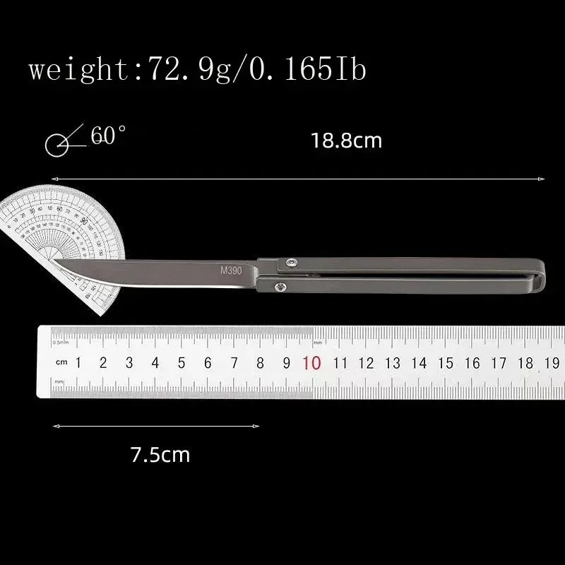 Stainless steel outdoor camping folding knife multipurpose field delicate folding knife high hardness carry portable knife