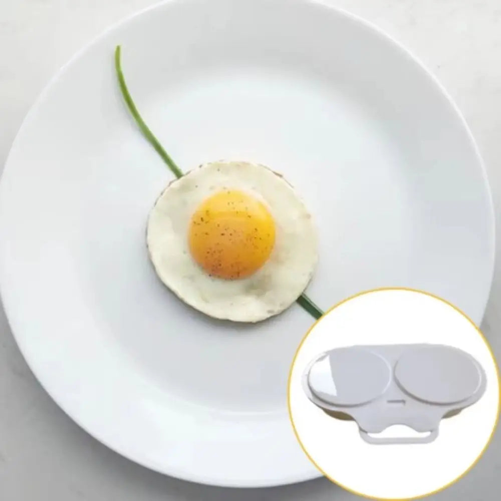 Food Grades Plastic Microwave Egg Cooker Heat Resistant Kitchen Cooking Mold Egg Fryer Easy To Clean Portable Steamed Egg Box