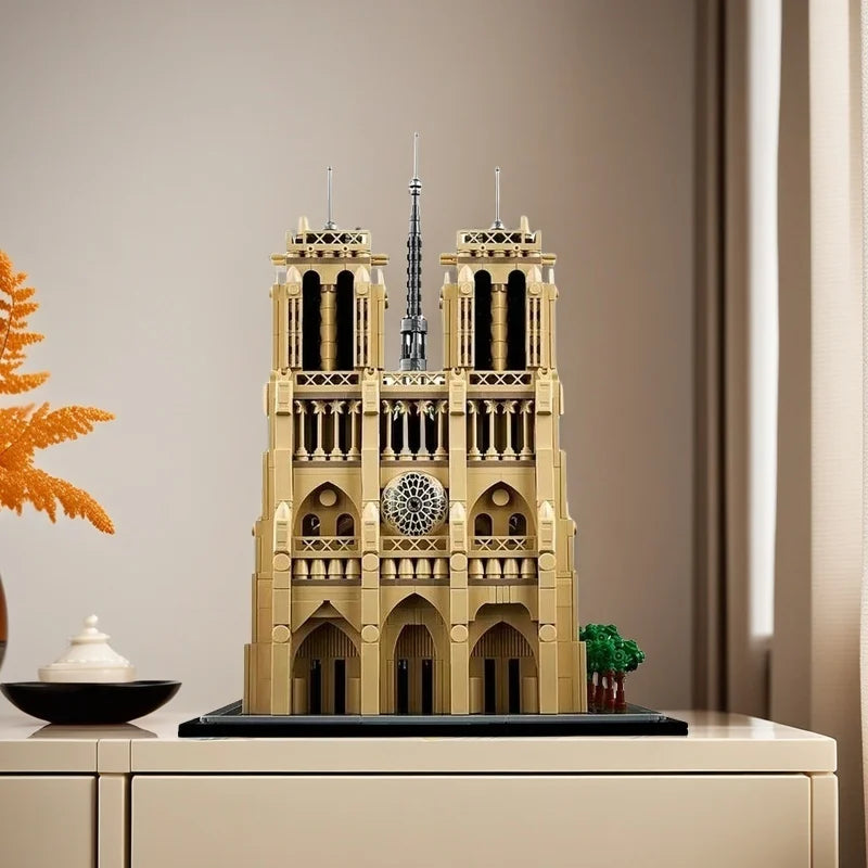 21061  LEGO  Architecture Notre-Dame de Paris Replica, Architectural Model Kit, Collectible Building Set for Adults