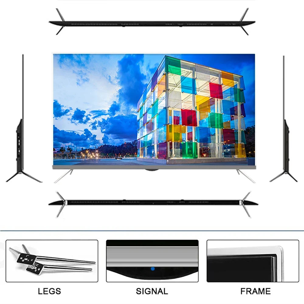 OLED TV 50 55 65 75 Inch Ultra Slim 4K Flat Screen Television Android 14 Smart TV