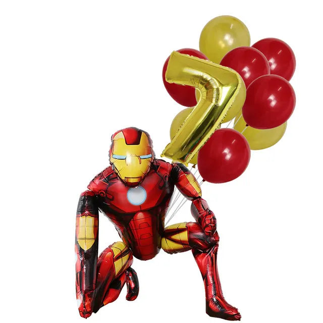 Super Hero Spiderman Foil Balloon Birthday Theme Party Decoration Baby Shower Inflatable Toy Air Globos Supplies