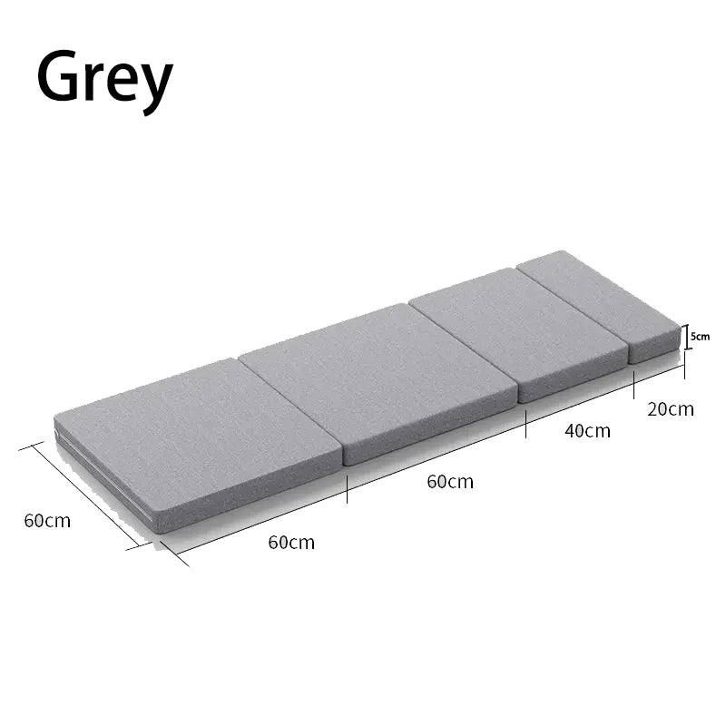 Car Mattress Camping Bed  Folding Bed Travel Sleeping Pad Office Rest Mat Car Rear Sleeping Pad Folding Extension Board