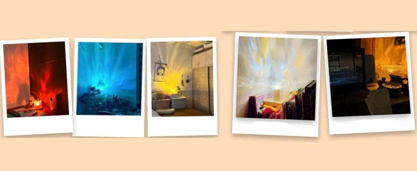 Ocean Wave Projector Light 16 Colors Midnight Aura