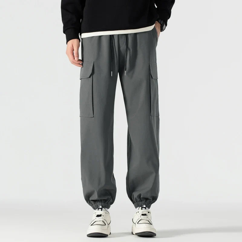 Casual pants spring and autumn tight-fitting  windproof and waterproof